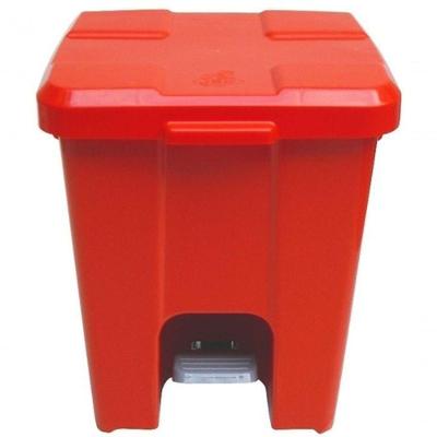 Cesto Lixeira Quadrada Plástica 25L com Pedal para Uso Doméstico
