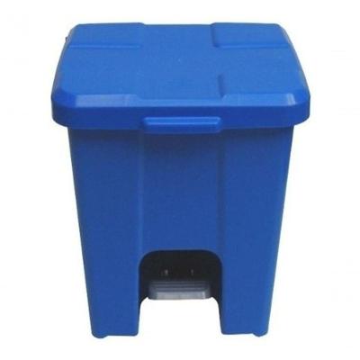 Cesto Lixeira Quadrada Plástica 25L em Polipropileno com Pedal para Cozinha Ou Escritório