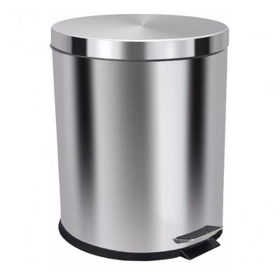 Lixeira com Pedal 30 Litros Aço Inox Cesto Interno Removível Inox Higipack