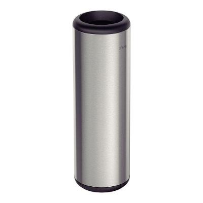 Lixeira Portofino 20L Aço Inox com Aro e Base em Polipropileno Inox
