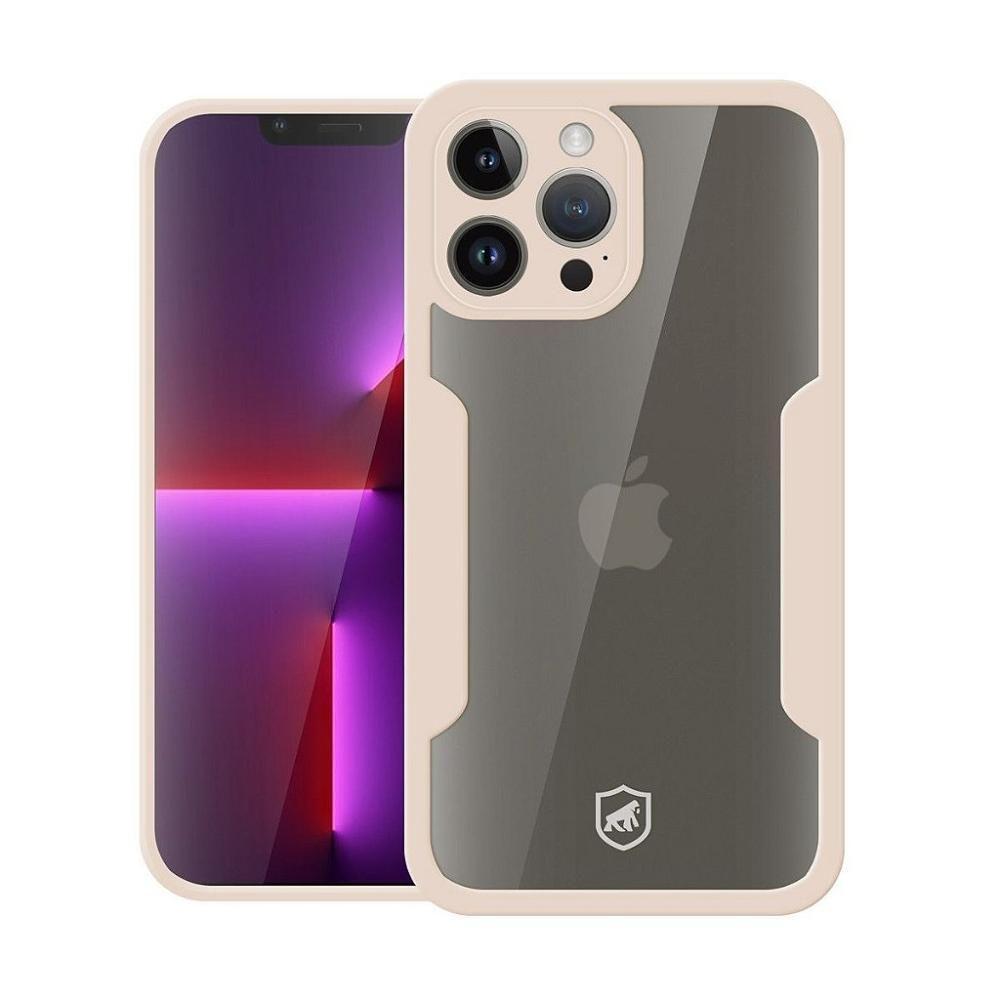 Capa 360 Para Iphone 13 Pro - Rosa - Frente E Verso- Gshield - 1