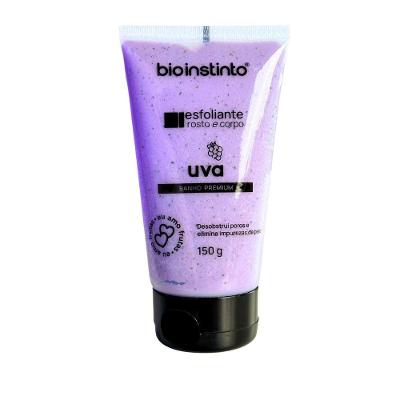 Esfoliante Corporal e Facial Banho Premium com Colágeno e Uva Roxo Bio Instinto