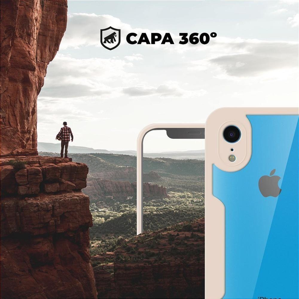Capa 360 Para Iphone Xr - Rosa - Frente E Verso- Gshield - 2