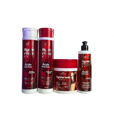 Kit Capilar Ácido Hialurônico com Hidratação Profunda e Brilho Intenso 4 Itens Bell Corpus