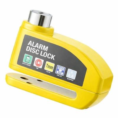 Cadeado para Moto Trava de Disco em Alumínio Compatível com Diversas Marcas Alarme 110dB Anti Furto