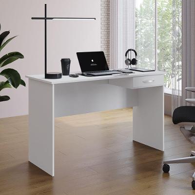 Mesa de Escritório Mesa para Computador 1 Gaveta MDP 120CM Branco Moblis Móveis