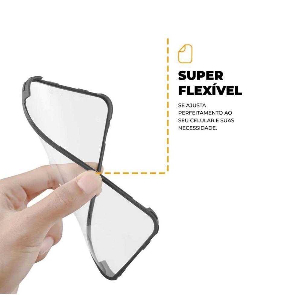 Capa 360 Para Iphone 14 Pro Max - Preta -Frente E Verso- Gshield - 3