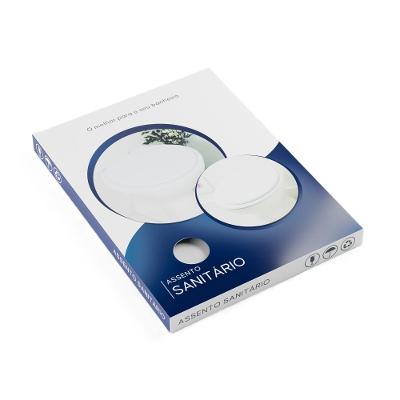 Assento Sanitário Uni Redondo Polipropileno Fechamento Suave Soft Close Branco Pontto Lavabo
