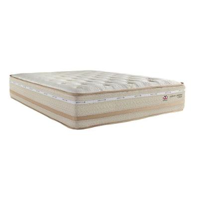 Colchão Queen Molas Maxspring D33 Pillow Top 158x198x33CM Bege Herval