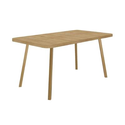 Mesa de Jantar Stellar 1597 4 Lugares Retangular 160CM Dourado Móveis Carraro