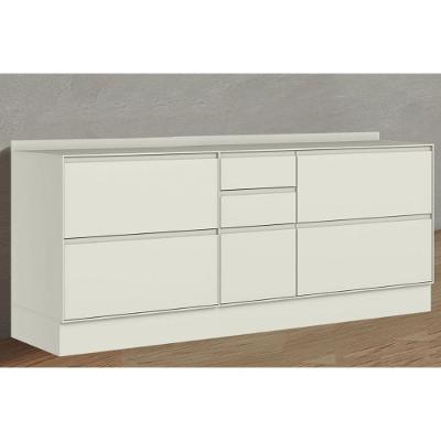 Gabinete de Cozinha Fineze 1Pta 5Gavs c-Tampo MDF 200CM Areia