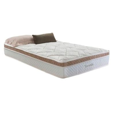 Colchão Solteiro Molas Ensacadas D20 Pillow Top Europeu 88x188x28CM Herval