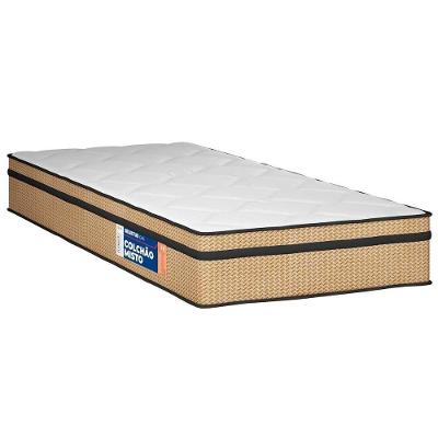Colchão Solteiro Espuma D45 Selectus Euro Pillow 88x188x24cm Branco