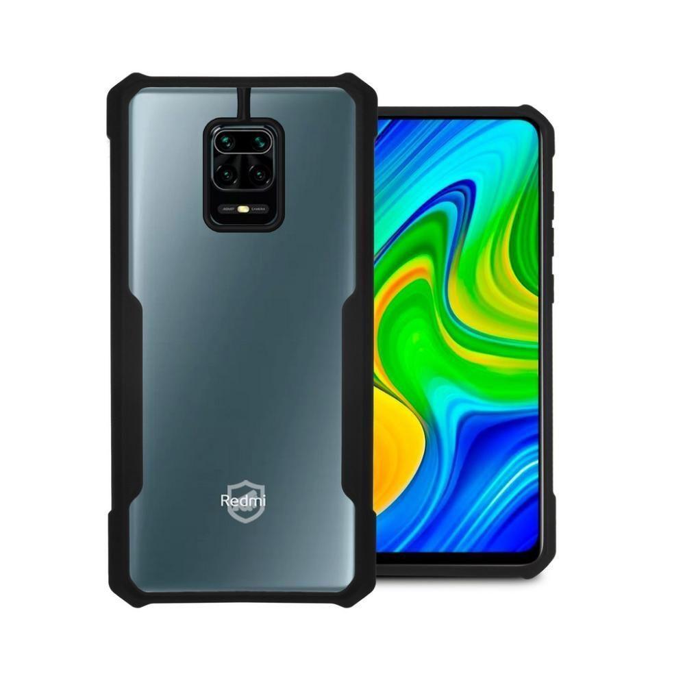 Capa Case Capinha Dual Shock X Preta Para Xiaomi Redmi Note 9S - Gshield - 2