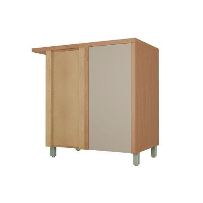 Balcão Cozinha Condessa 1 Porta 1 Prateleira MDF 93CM Greige