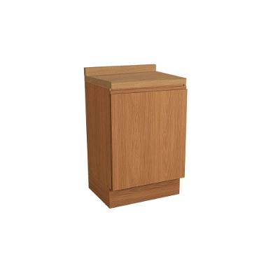 Balcão Cozinha Ciela com 1 Porta 1 Prateleira MDP 60CM Canela com Tampo E603