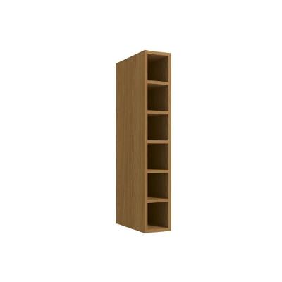 Balcão Cozinha Maxxi Garrafeiro sem Porta sem Gavetas MDP 15CM Canela Kappesberg