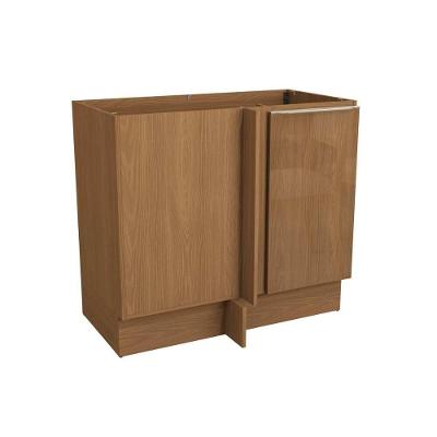 Balcão Cozinha Vibra com 1 Porta e 1 Prateleira em MDF-MDP 98CM Marrom