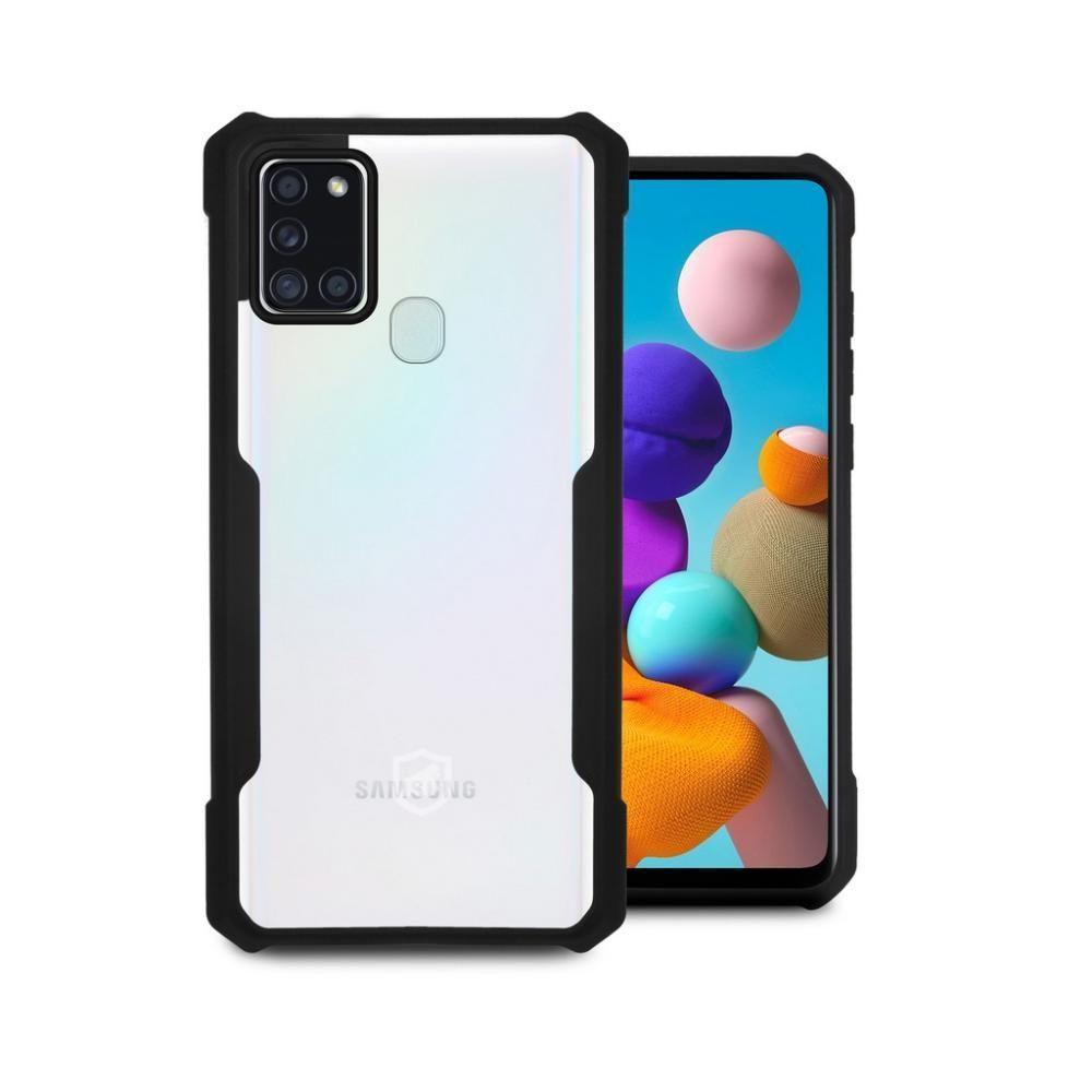 Capa Case Capinha Dual Shock X Preta Para Samsung Galaxy A21S - Gshield - 2
