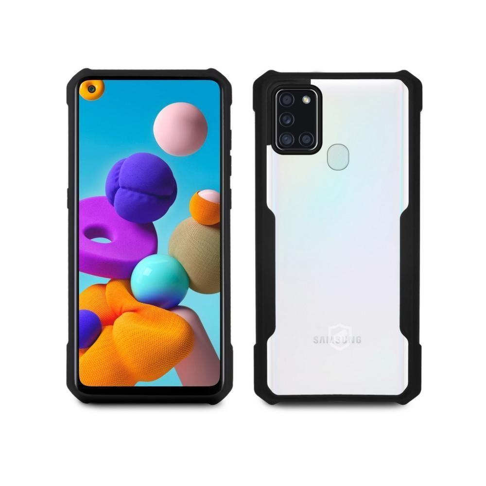 Capa Case Capinha Dual Shock X Preta Para Samsung Galaxy A21S - Gshield - 3