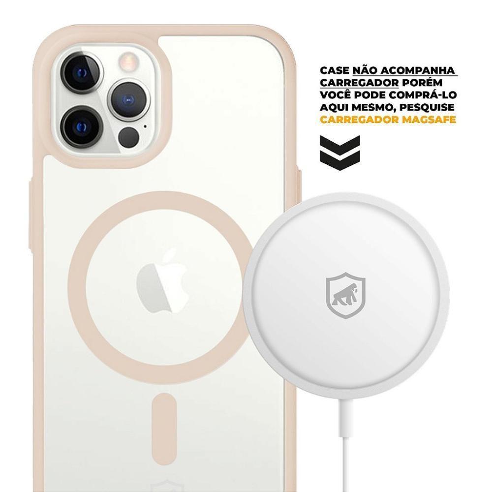 Capa Case Capinha Magsafe Para Iphone 12 Pro Max - Rosa - Gshield - 2