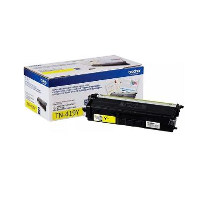 Toner TN-419Y Brother Rendimento 9000 Páginas Original Amarelo