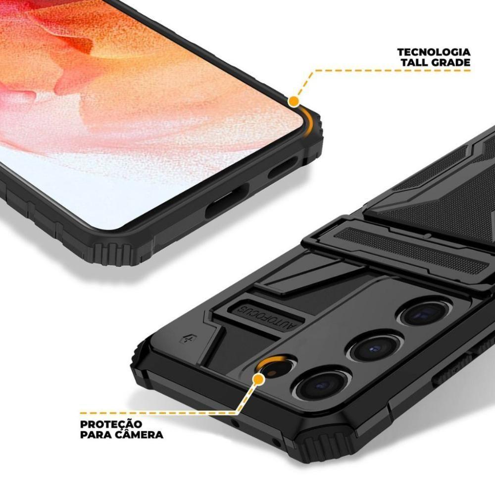 Capa Case Capinha Guardian Para Samsung Galaxy S21 Fe - Preta - Gshield - 4