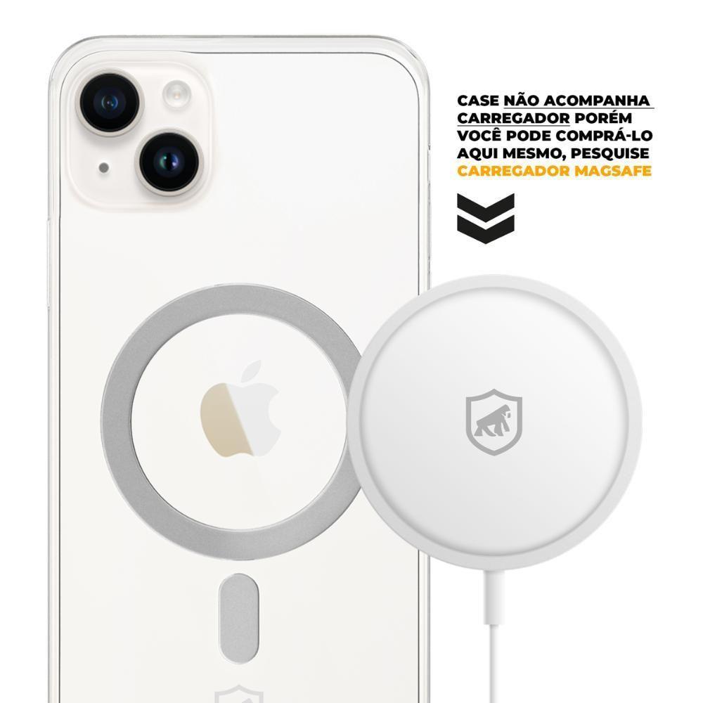 Capa Case Capinha Magsafe Para Iphone 14 Plus - Transparente - Gshield - 2