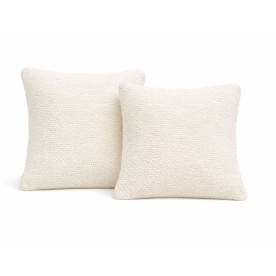Kit 2 Almofadas Vanilla 40x40cm com Revestimento Boucle Off White Sallar Home