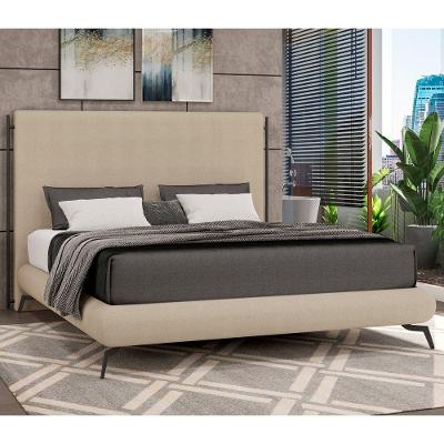 Cama Japonesa King Almeriaharu com Cabeceira Madeira Off White Sallar Home