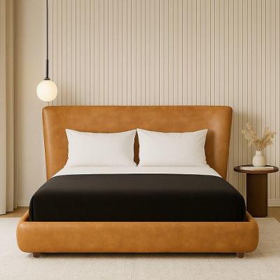 Cama Japonesa Queen Seo com Cabeceira Corea Madeira Caramelo Sallar Home