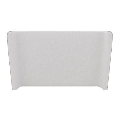 Cabeceira Estofada Corea Queen Curva Orgânico Factor Fixação no Box Estrutura MDF Revestimento