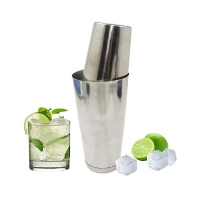 Coqueteleira Dupla Boston 820ML Profissional em Aço Inox com Vedação Firme Inox Wellmix