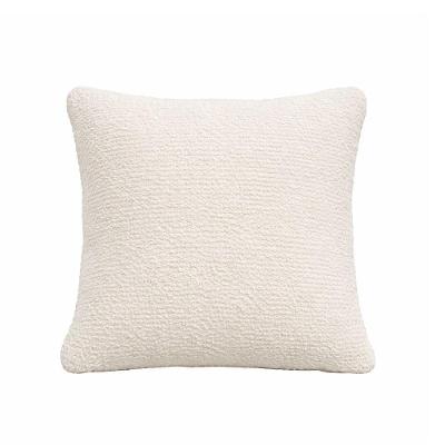 Almofada Vanilla 40x40cm com Revestimento Boucle Off White Sallar Home
