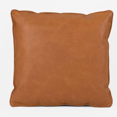 Almofada Decorativa Duna Revestimento em Courino 40x40cm Caramelo Sallar Home