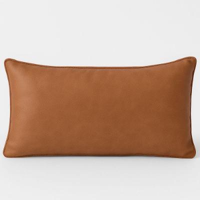 Almofada Decorativa Duna Revestimento em Courino Caramelo Sallar Home