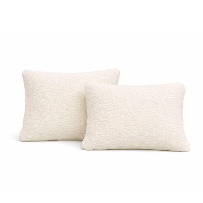 Kit 2 Almofadas Vanilla Revestimento em Bouclê Off White Sallar Home