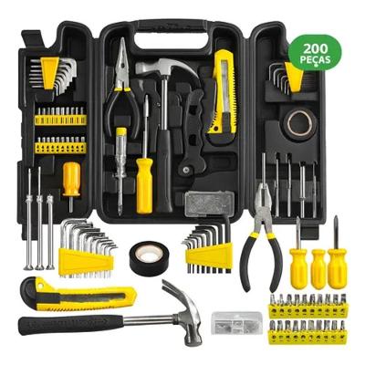 Jogo de Ferramenta 200 Peças com Maleta para Manutenção Completa Preto Startools