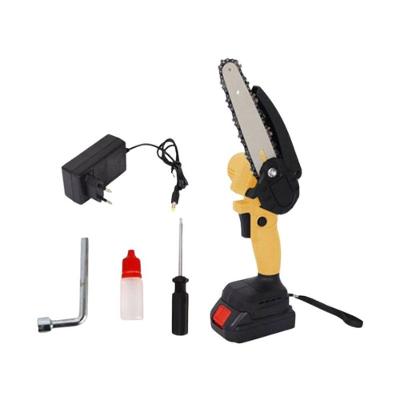 Mini Motosserra Elétrica 6'' Bateria 21V Recarregável Bivolt para Podas e Galhos Preto Startools