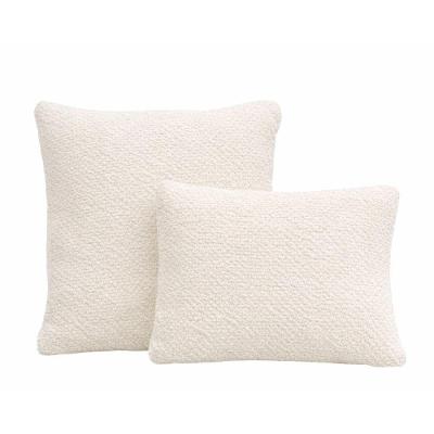 Kit 2 Almofadas Vanilla Revestimento em Boucle Off White Sallar Home