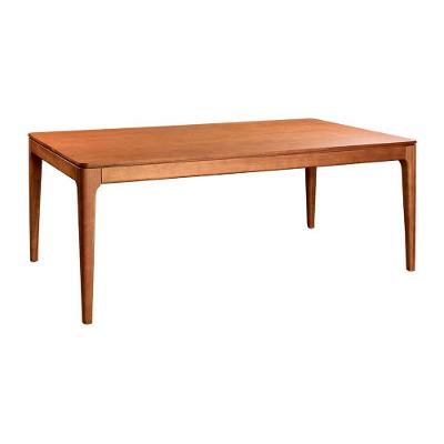 Mesa de Jantar Cedry 8 Lugares Retangular Madeira Liptus 210CM Castanho Claro