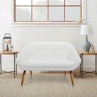 Kit 01 Namoradeira 02 Lugares E 01 Poltrona Giovana Corino Branco Castanho - 8