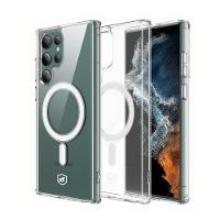 Capa Magsafe Para Samsung Galaxy S22 Ultra - Transparente - Gshield - 1