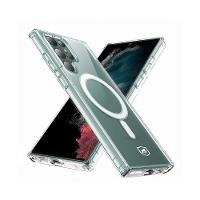 Capa Magsafe Para Samsung Galaxy S22 Ultra - Transparente - Gshield - 3