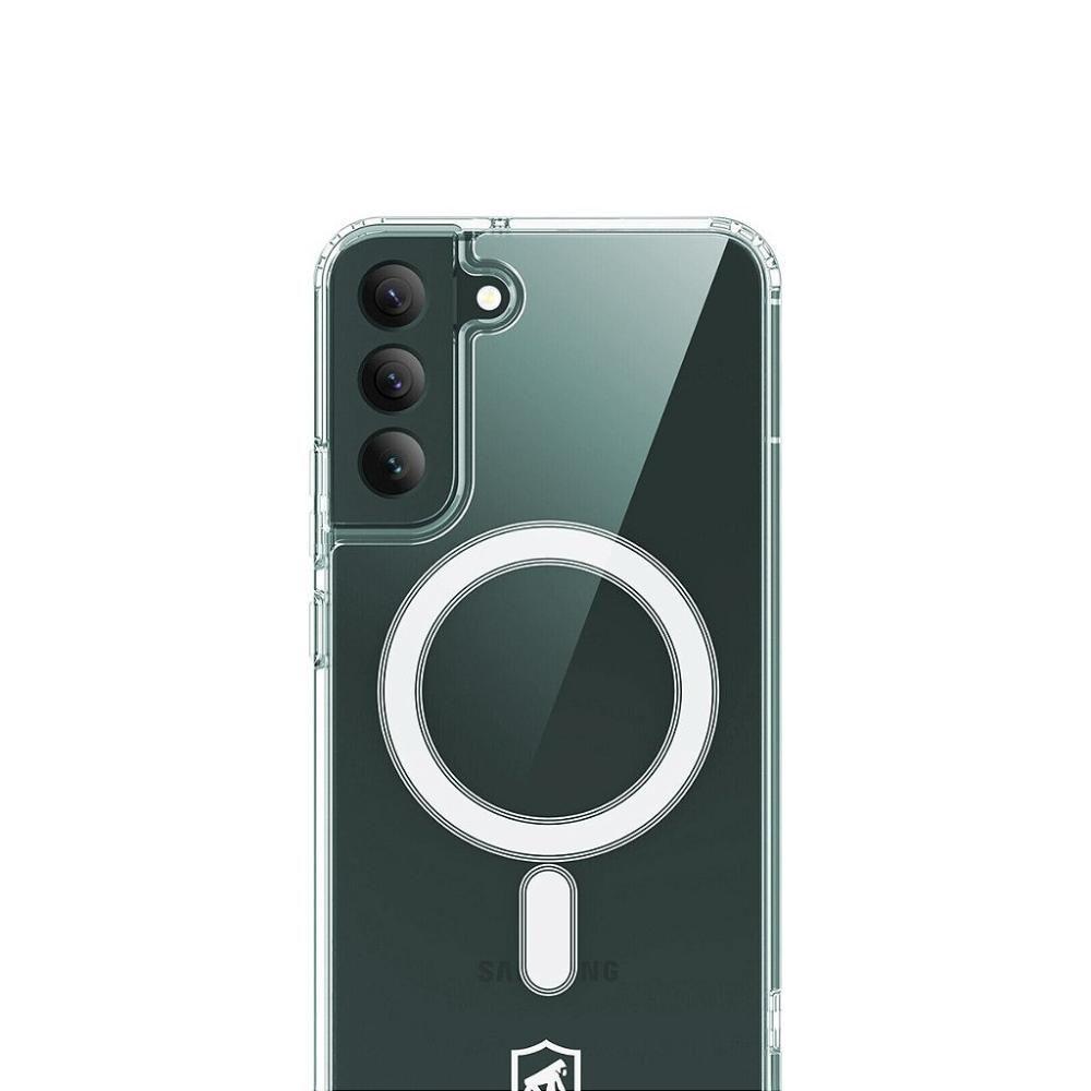 Capa Magsafe Para Samsung Galaxy S22 Plus - Transparente - Gshield - 4