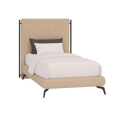 Cama Japonesa Solteiro Almeriaharu com Cabeceira Bouclé Nobre Off White Sallar Home