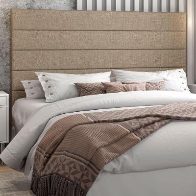 Cabeceira Veso King com Frame Estrutura MDF-MDP Revestimento em Linho Sallar Home