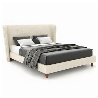 Cama Japonesa King Corea com Cabeceira Madeira de Eucalipto Off White Sallar Home