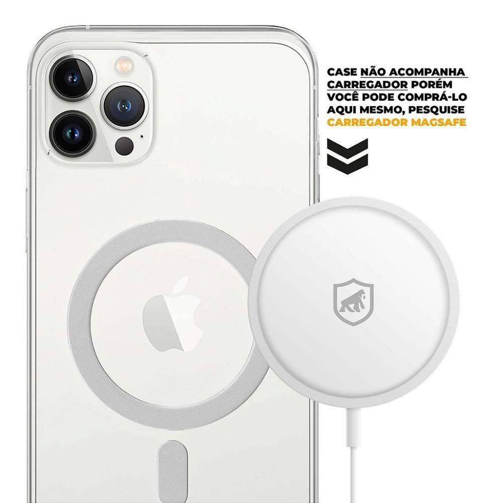 Capa Magsafe Para Iphone 13 Pro Max - Transparente - Gshield - 5