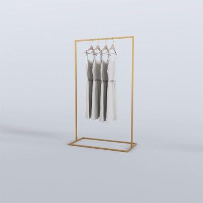 Arara de Chão Slyn 100 com Varão 100cm e Carga Até 30kg Dourado Arte Feita